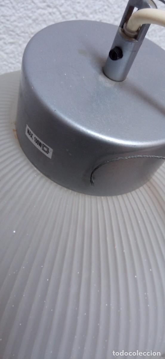 Vintage: gran lampara para colgar al techo de vidrio - Foto 6