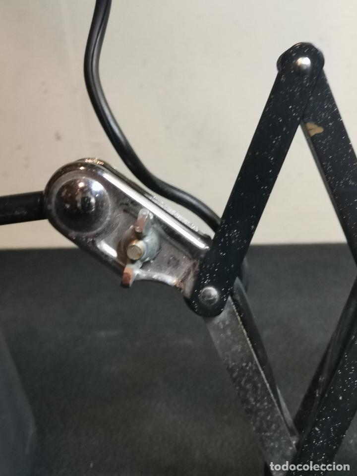 Vintage: VIEJO FLEXO DE TIJERA INDUSTRIAL - Foto 10