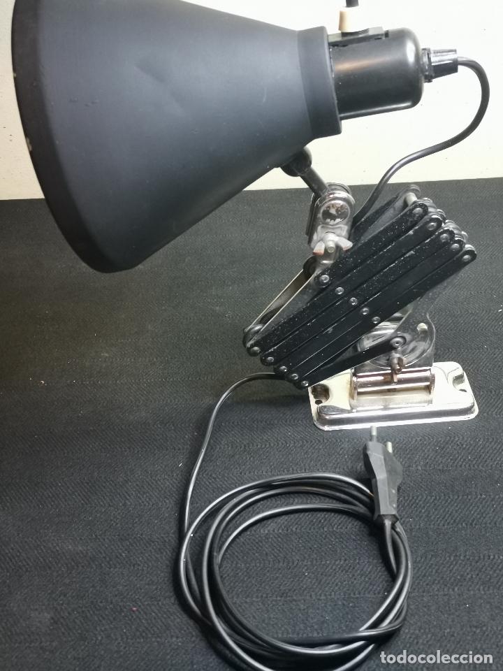 Vintage: VIEJO FLEXO DE TIJERA INDUSTRIAL - Foto 14