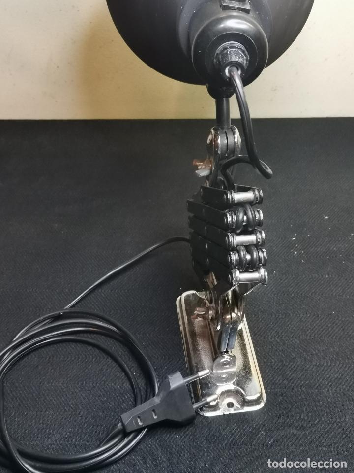 Vintage: VIEJO FLEXO DE TIJERA INDUSTRIAL - Foto 15