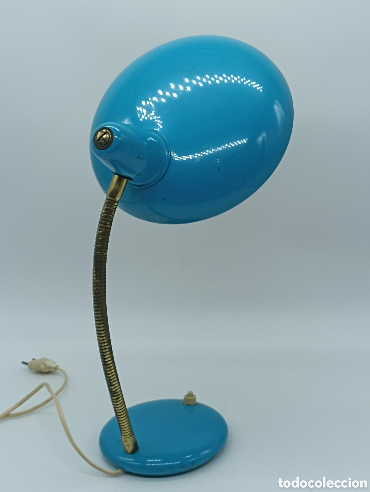 Vintage: Lampara flexo azul para restaurar - Foto 1