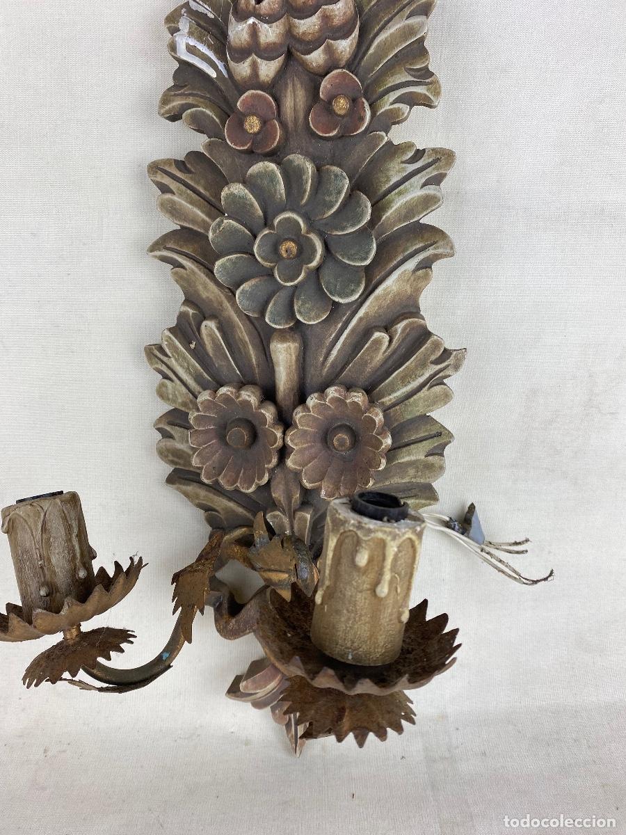 Vintage: Aplique madera policromada para restaurar - Foto 3