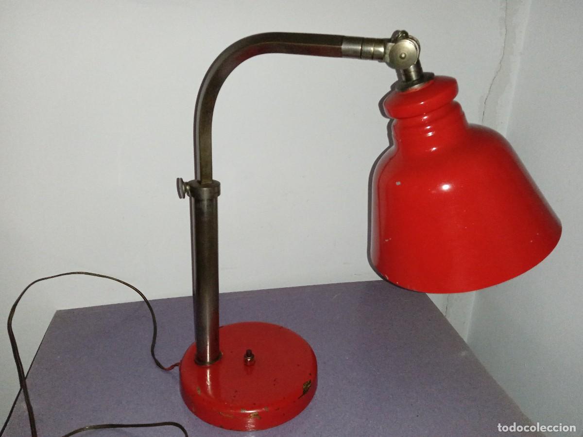 Vintage: L&Aacute;MPARA de SOBREMESA - Foto 6