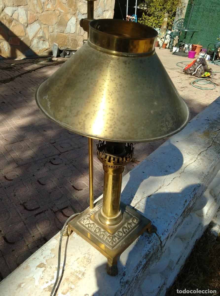 Vintage: L&aacute;mpara Orient Express lat&oacute;n - Foto 1
