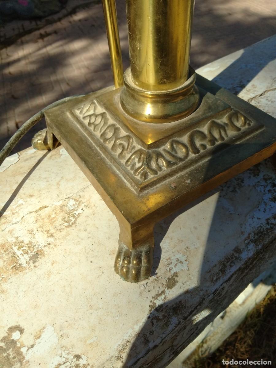 Vintage: L&aacute;mpara Orient Express lat&oacute;n - Foto 3