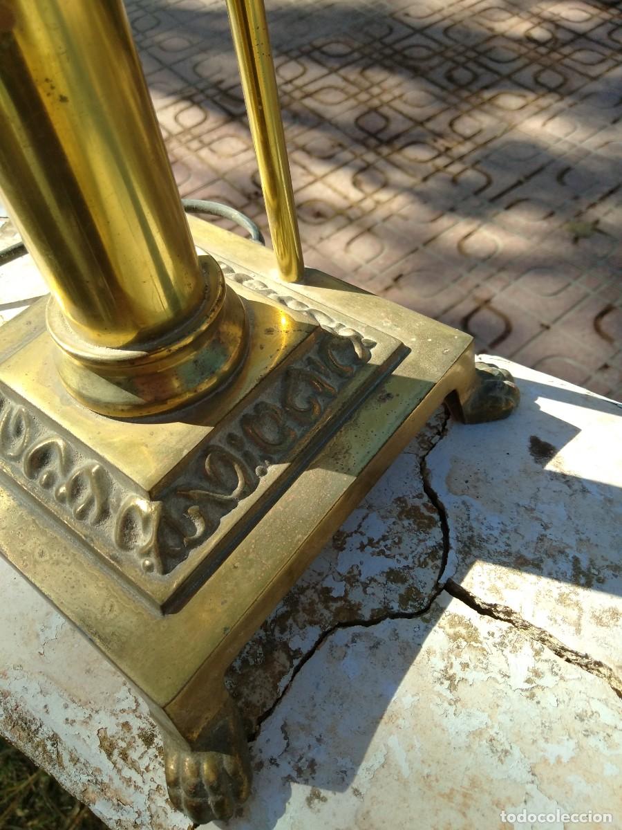 Vintage: L&aacute;mpara Orient Express lat&oacute;n - Foto 4