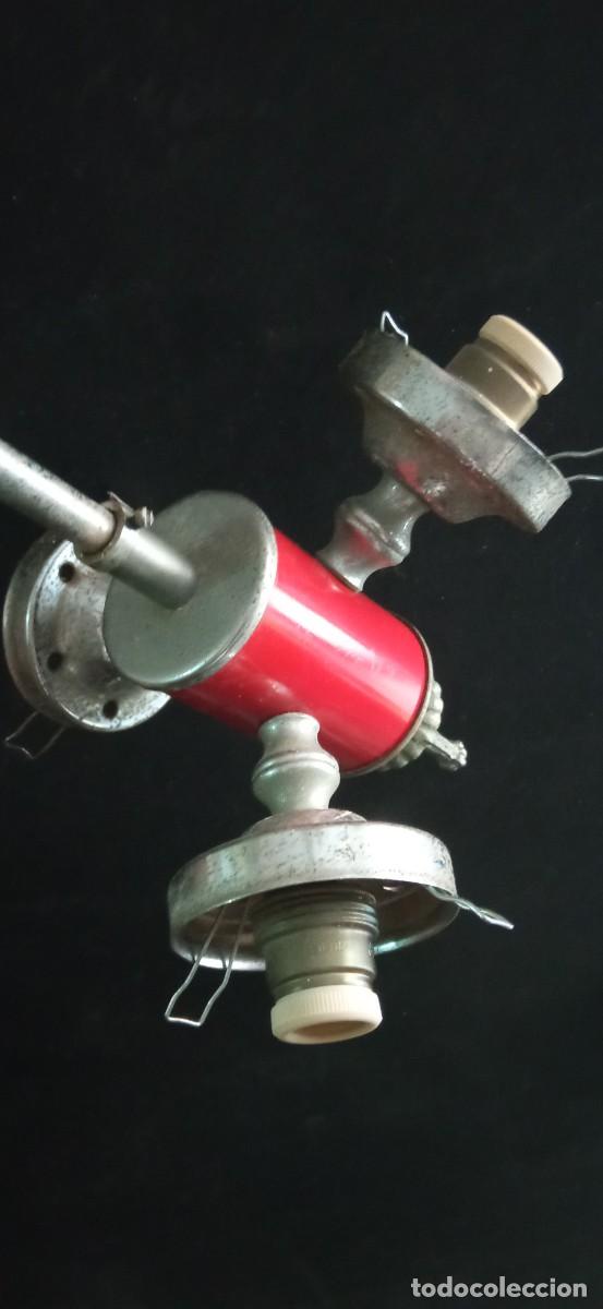Vintage: lampara techo globos y adornos en rojo - Foto 4