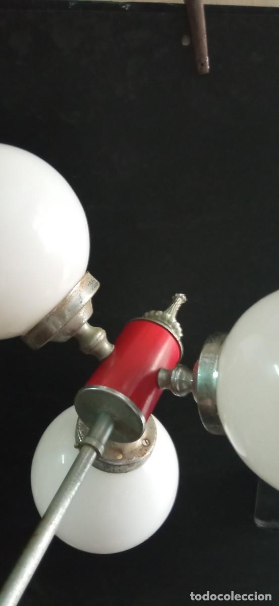 Vintage: lampara techo globos y adornos en rojo - Foto 11