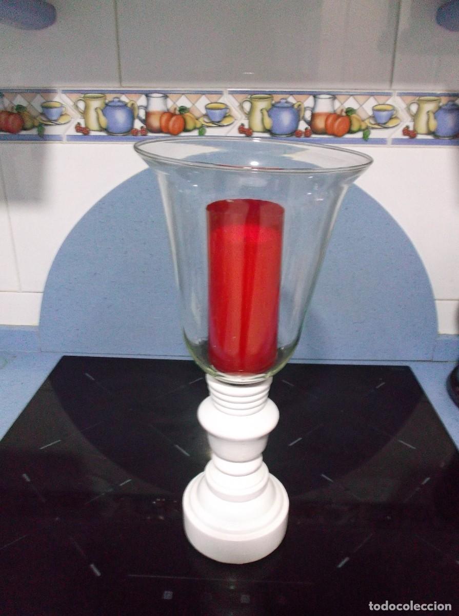 Vintage: VELON PARA VELA GRUESA EN VASO. - Foto 1