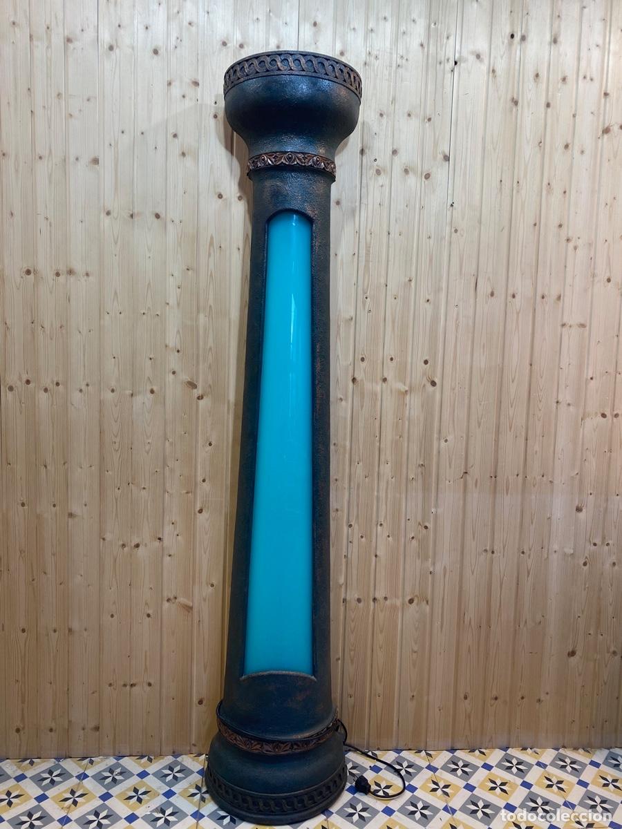Vintage: LAMPARA / COLUMNA EN RESINA - Foto 1