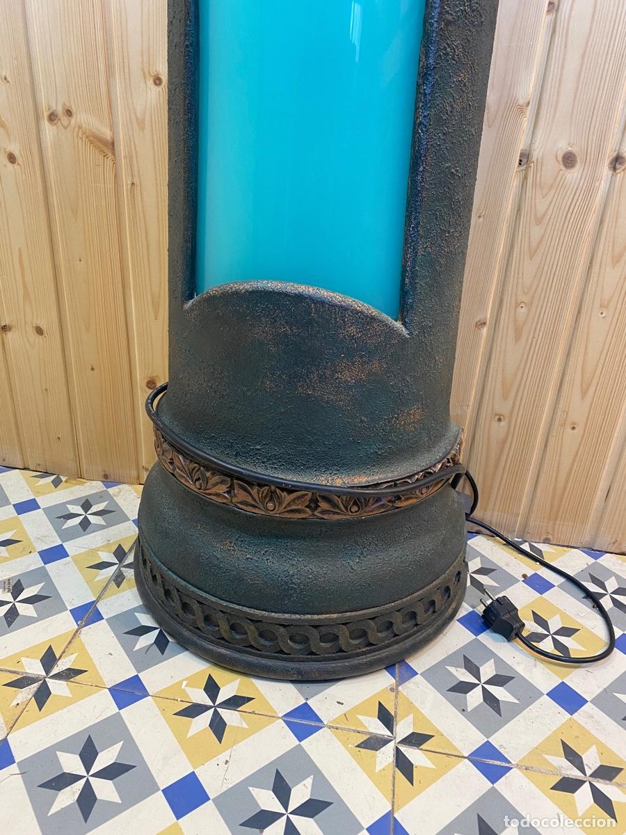 Vintage: LAMPARA / COLUMNA EN RESINA - Foto 3