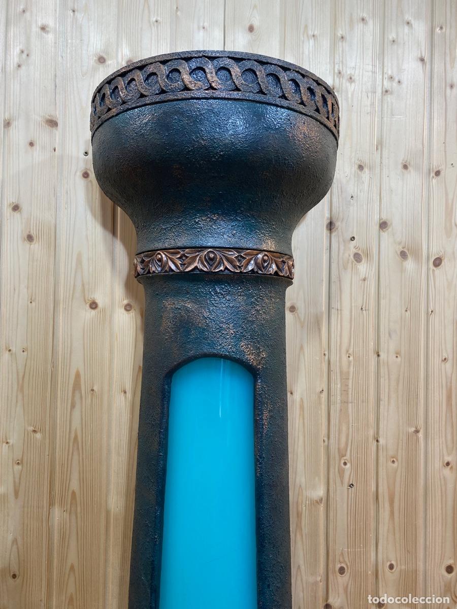 Vintage: LAMPARA / COLUMNA EN RESINA - Foto 4