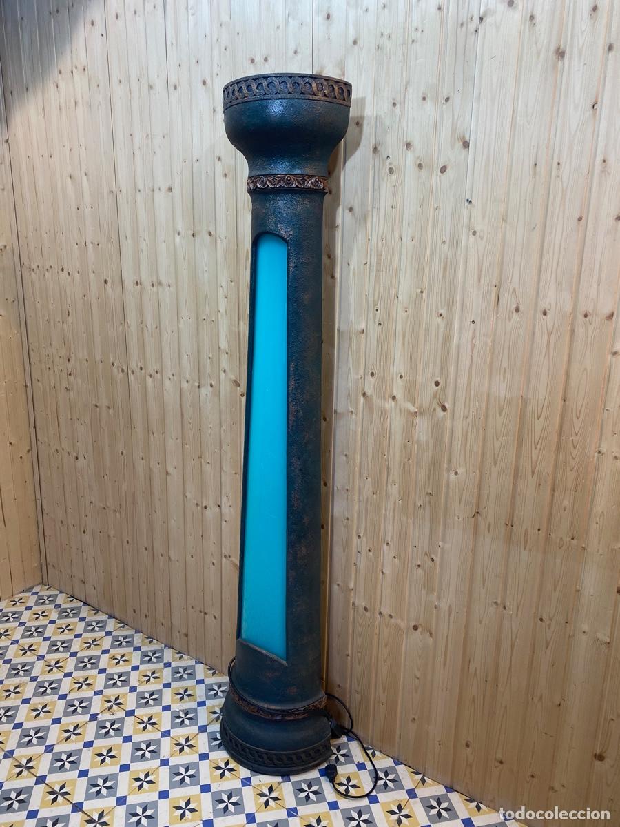 Vintage: LAMPARA / COLUMNA EN RESINA - Foto 5