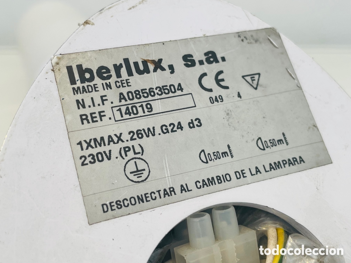Vintage: Iberlux aplique Space Age Design - Foto 15