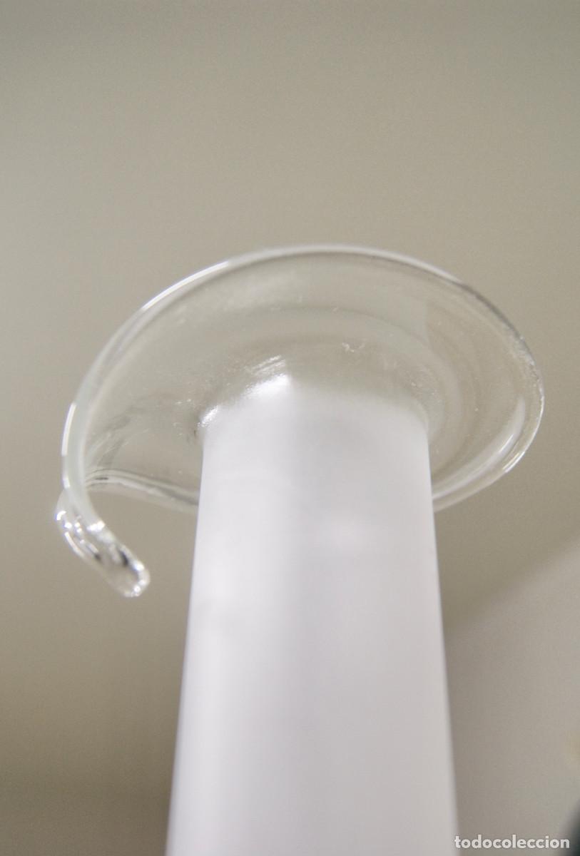 Vintage: L&aacute;mpara de techo, gris, cromo y cristal - Foto 16