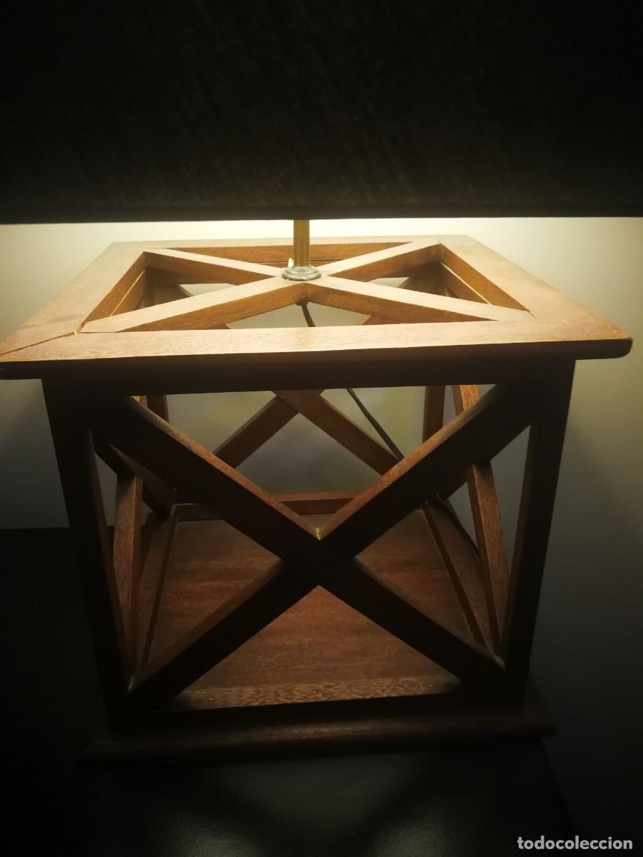 Vintage: Lampara madera - Foto 4