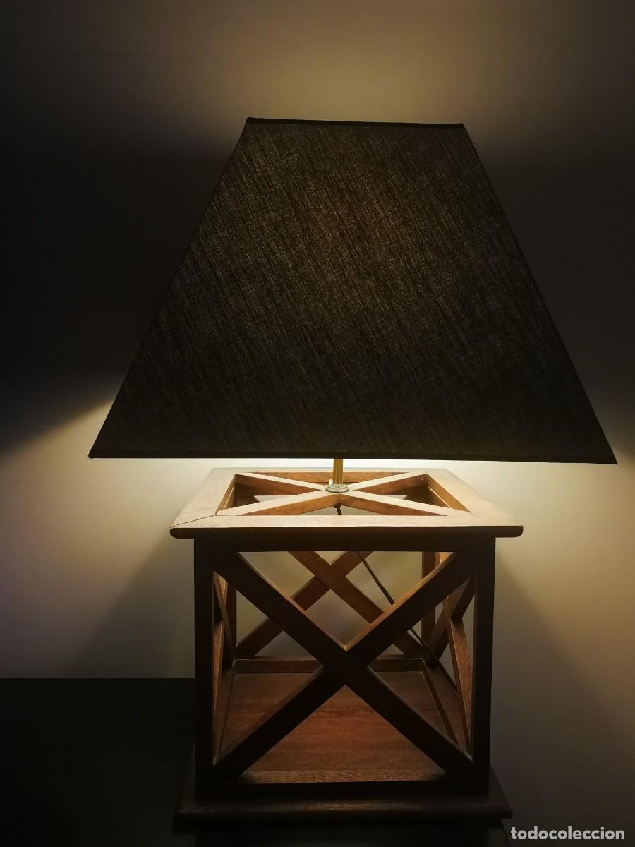 Vintage: Lampara madera - Foto 6