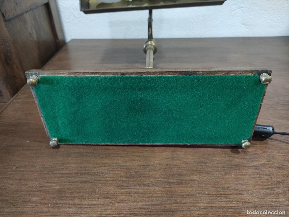 Vintage: Lampara despacho lat&oacute;n - Foto 6