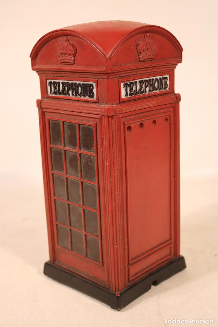 Vintage: lampara CABINA TELEFONICA INGLESA ROJA - Foto 3
