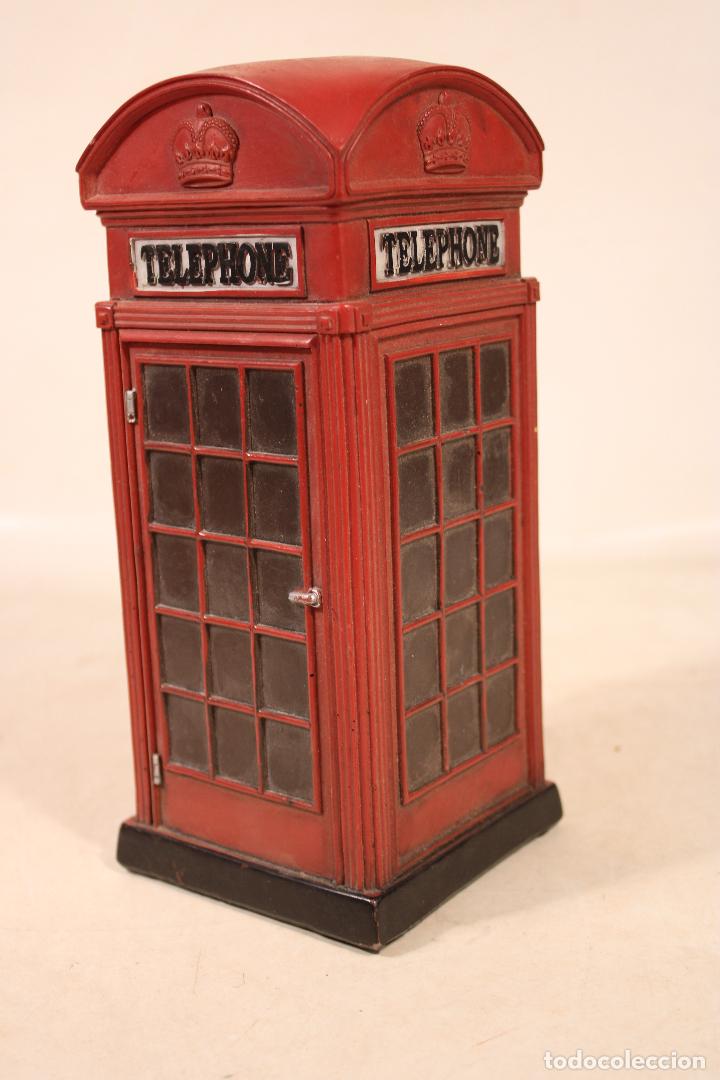 Vintage: lampara CABINA TELEFONICA INGLESA ROJA - Foto 4