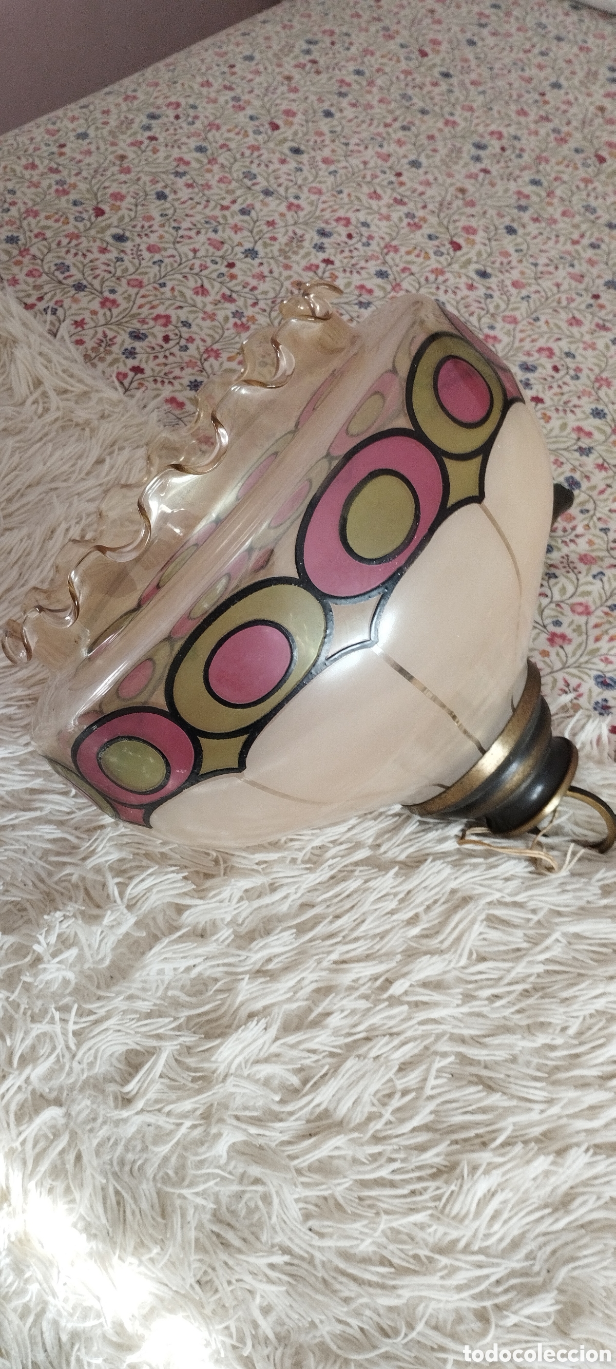 Vintage: L&aacute;mpara retro a&ntilde;o 60, de techo - Foto 2