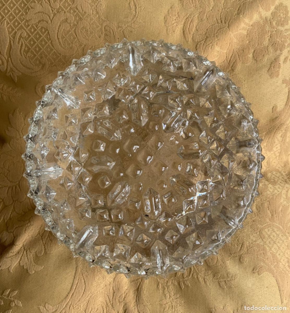 Vintage: PLAF&Oacute;N DE CRISTAL A&Ntilde;O 60 - Foto 1