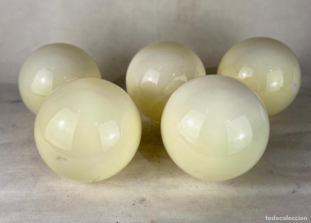 Vintage: 5 Tulipas cristal beige redondas - Foto 1