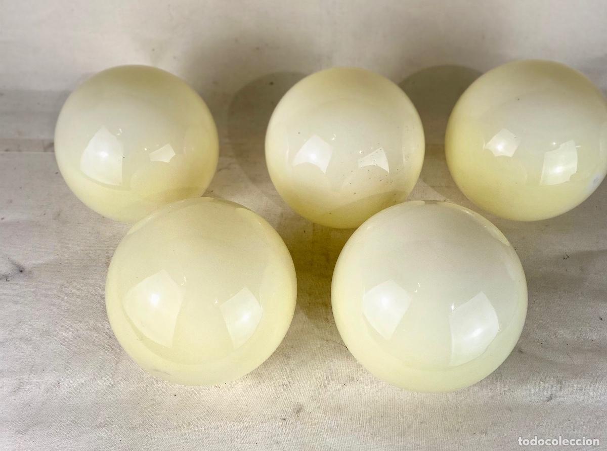 Vintage: 5 Tulipas cristal beige redondas - Foto 3