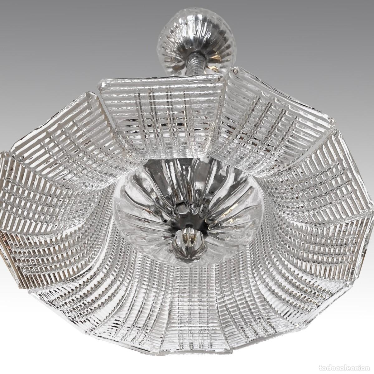 Vintage: LAMPARA DE TECHO EN CRISTAL DE MURANO - Foto 1