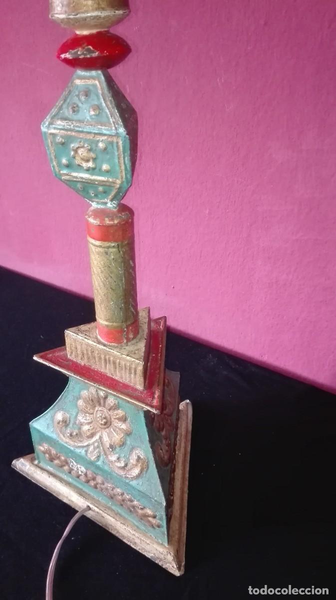 Vintage: LAMPARA METAL PINTADO - Foto 7