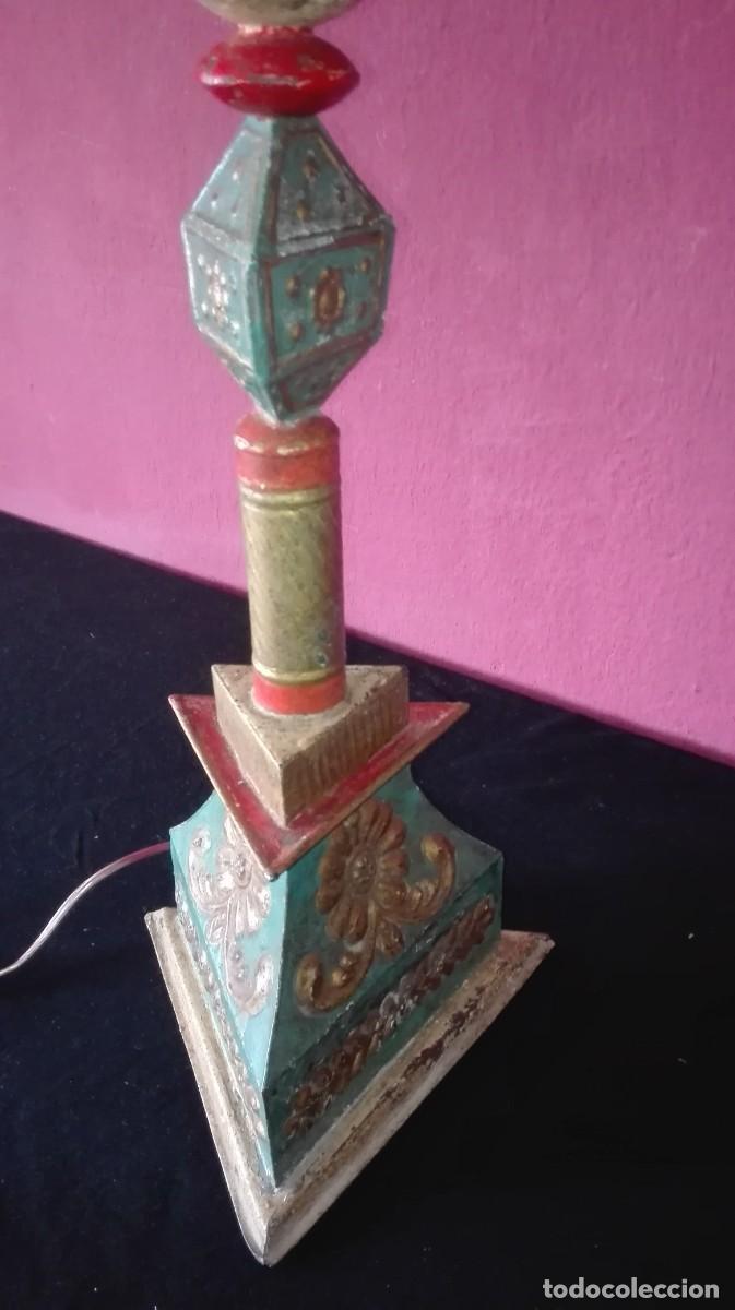Vintage: LAMPARA METAL PINTADO - Foto 8