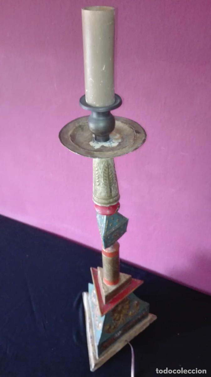 Vintage: LAMPARA METAL PINTADO - Foto 9