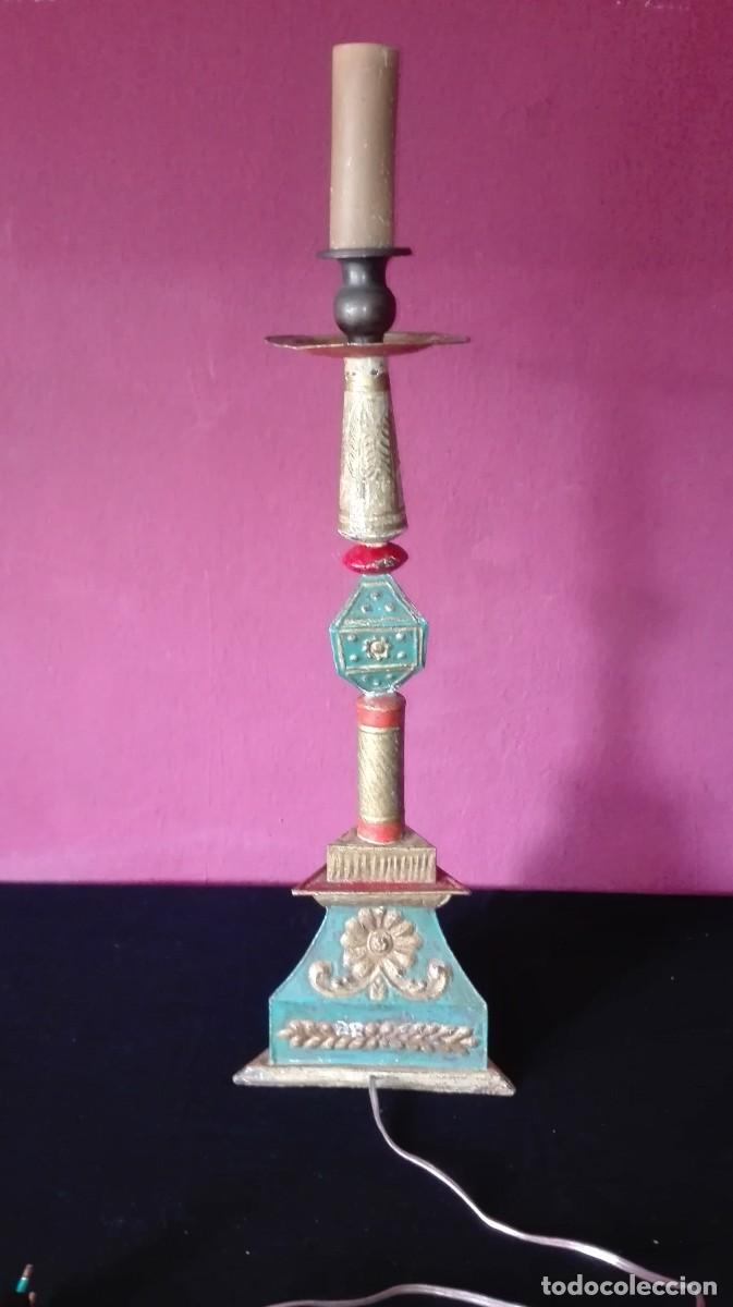 Vintage: LAMPARA METAL PINTADO - Foto 10