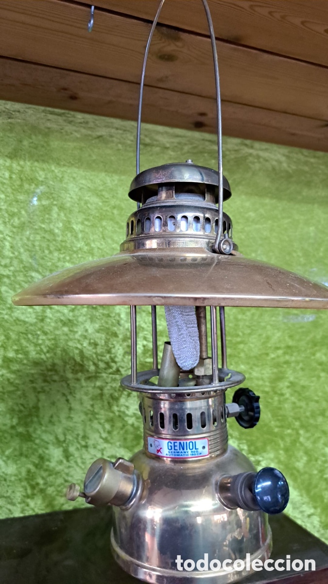 Vintage: Lampara carburo - marca Geniol - Foto 2