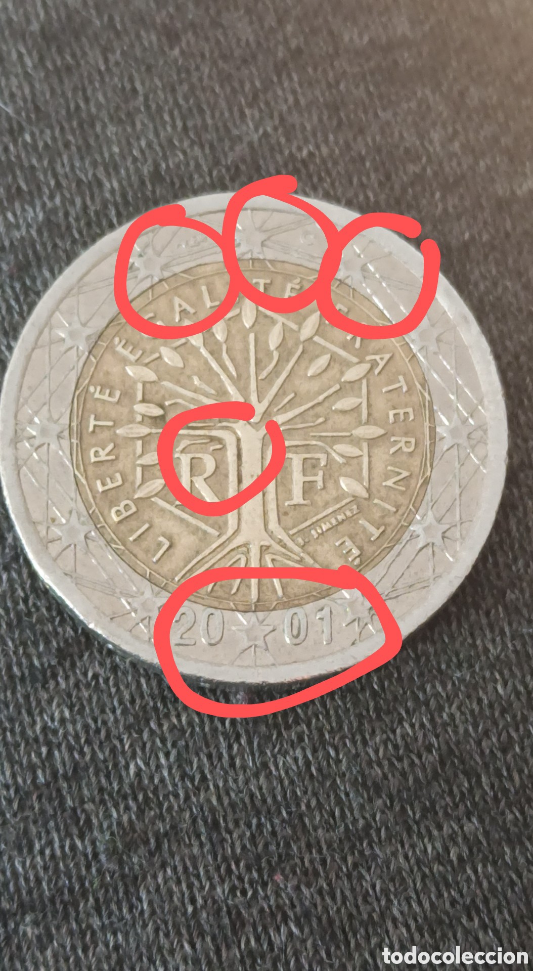 Vintage: Moneda Rara ,con fallos de acu&ntilde;aci&oacute;n - Foto 1