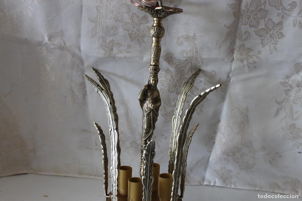 Vintage: LAMPARA VINTAGE DE BRONCE - Foto 2