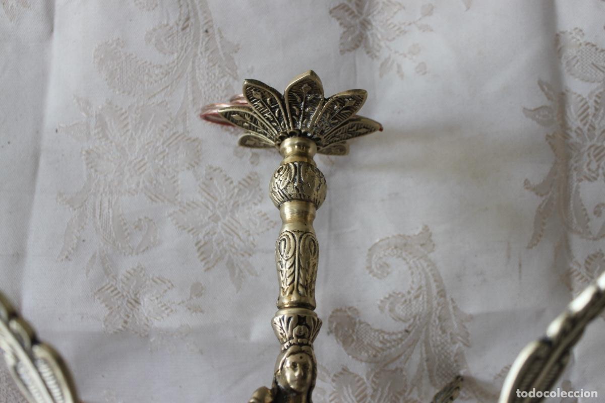 Vintage: LAMPARA VINTAGE DE BRONCE - Foto 4