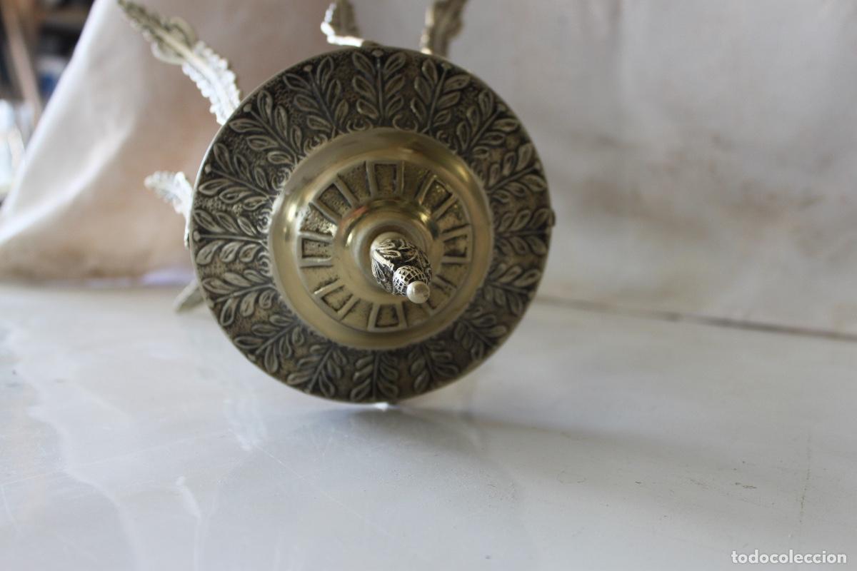 Vintage: LAMPARA VINTAGE DE BRONCE - Foto 5