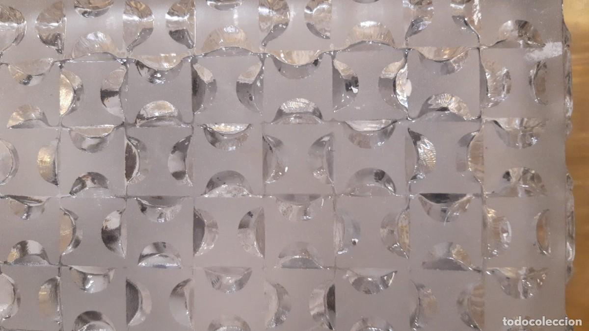 Vintage: PLAF&Oacute;N DE TECHO CRISTAL A&Ntilde;OS 70 - Foto 2