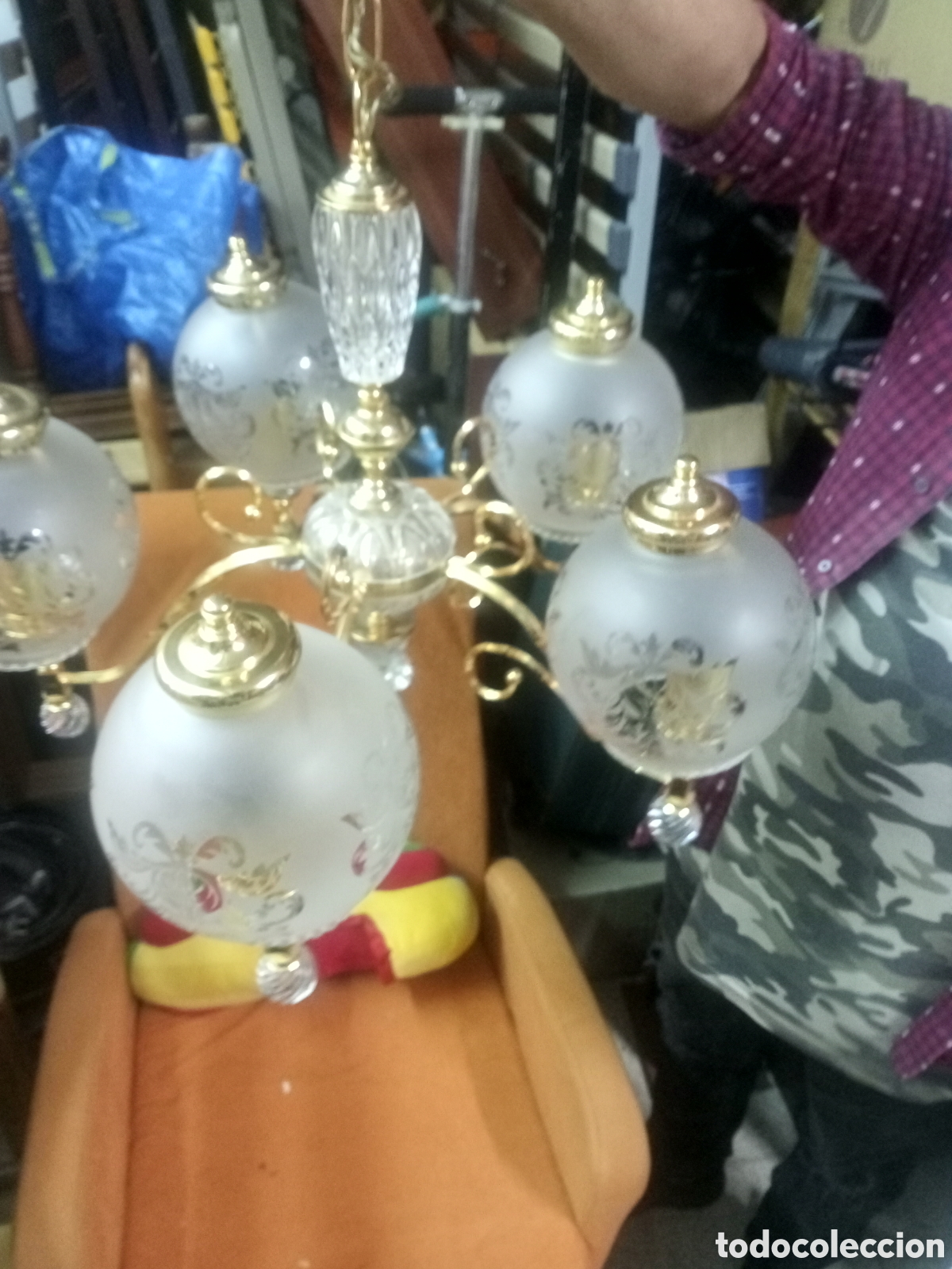Vintage: Lampa vitage en buen estado - Foto 1