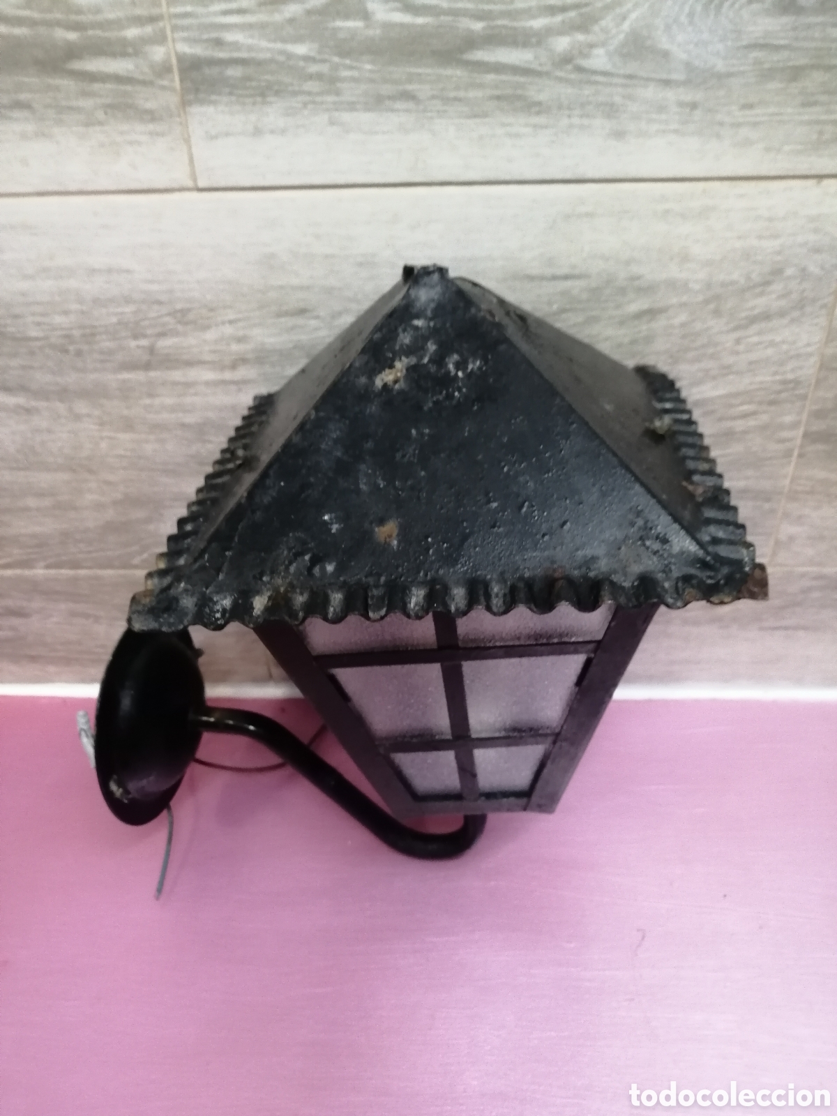 Vintage: Farola de forja luz de exterior - Foto 3