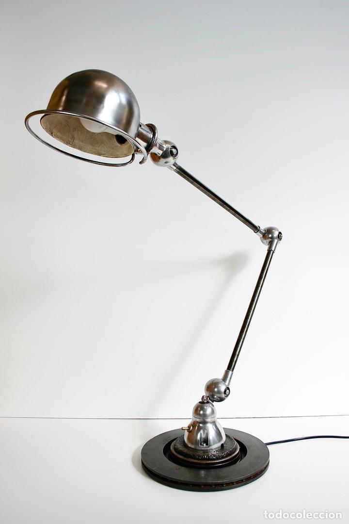 Vintage: L&Aacute;MPARA MESA INDUSTRIAL JIELD&Eacute; A&Ntilde;OS 60 - Foto 12
