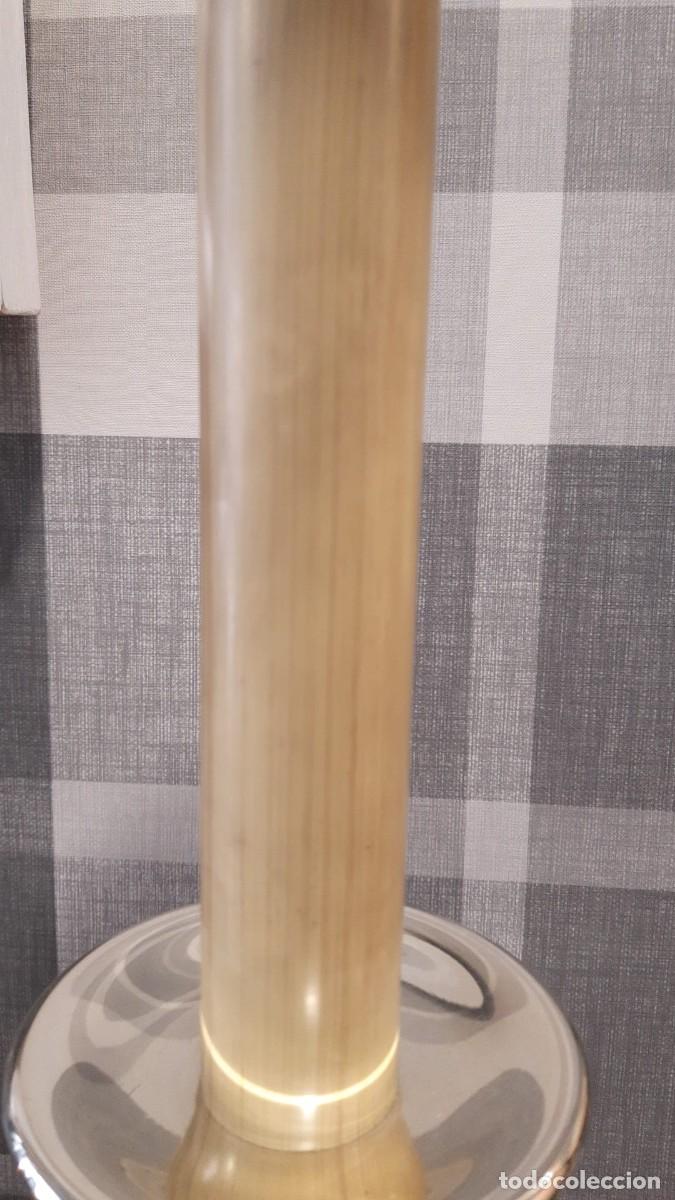 Vintage: L&Aacute;MPARA DE MESA CROMADA- MARCA CLAR - Foto 3