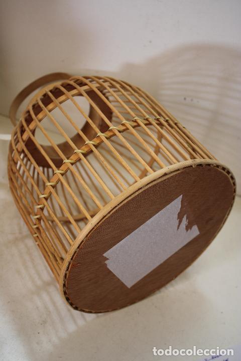 Vintage: farol de mimbre / rattan - Foto 3