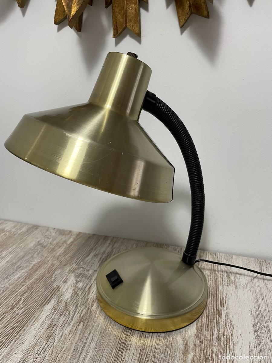 Vintage: LAMPARA FLEXO DORADO - Foto 2