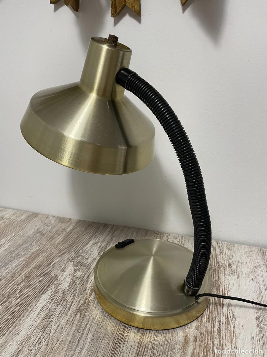 Vintage: LAMPARA FLEXO DORADO - Foto 4