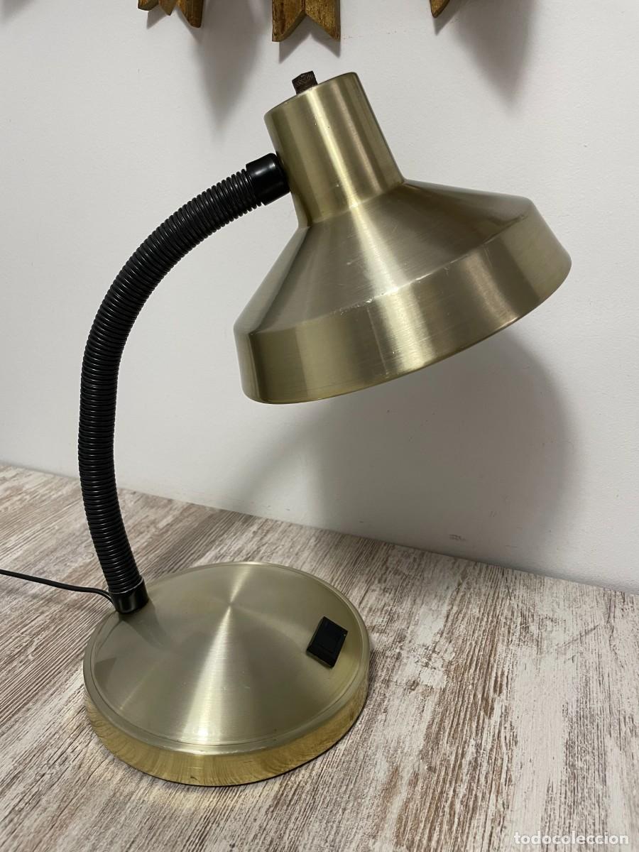 Vintage: LAMPARA FLEXO DORADO - Foto 7
