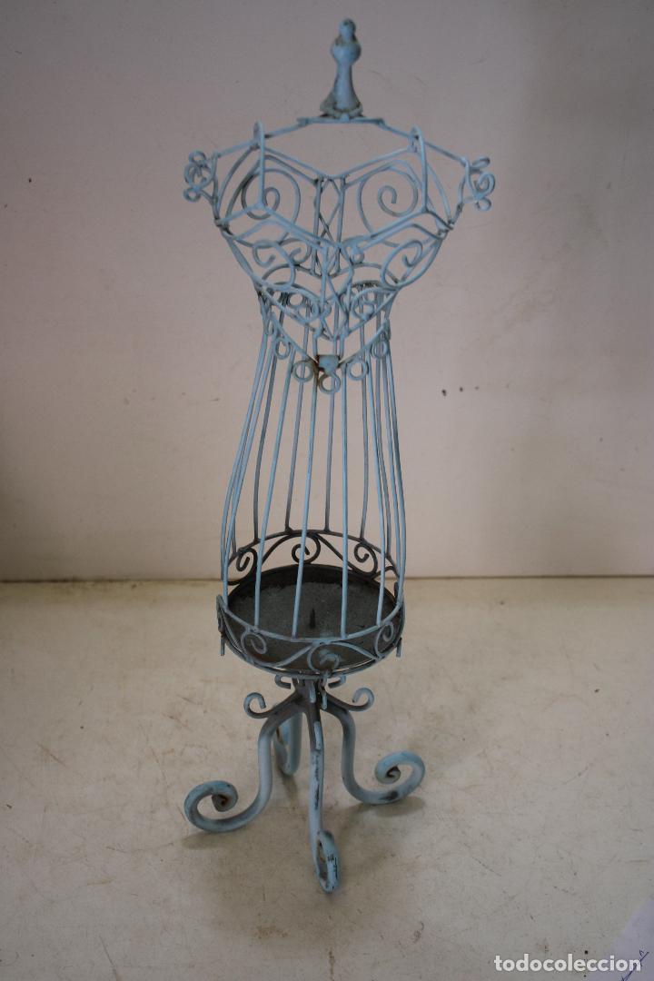 Vintage: farol maniqui busto mujer - Foto 1