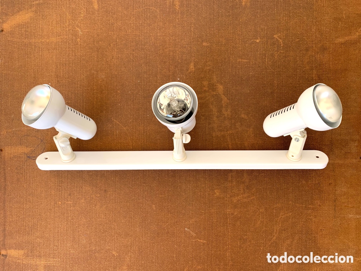 Vintage: REGLETA CON TRES FOCOS - Foto 1