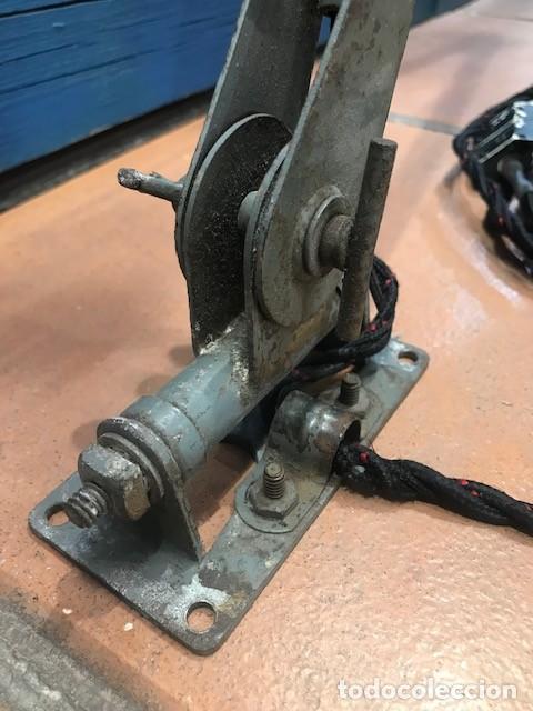 Vintage: L&aacute;mpara de pared industrial antigua - Foto 5